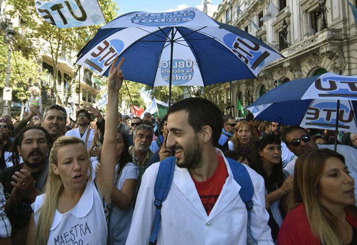 Marcha de docentes