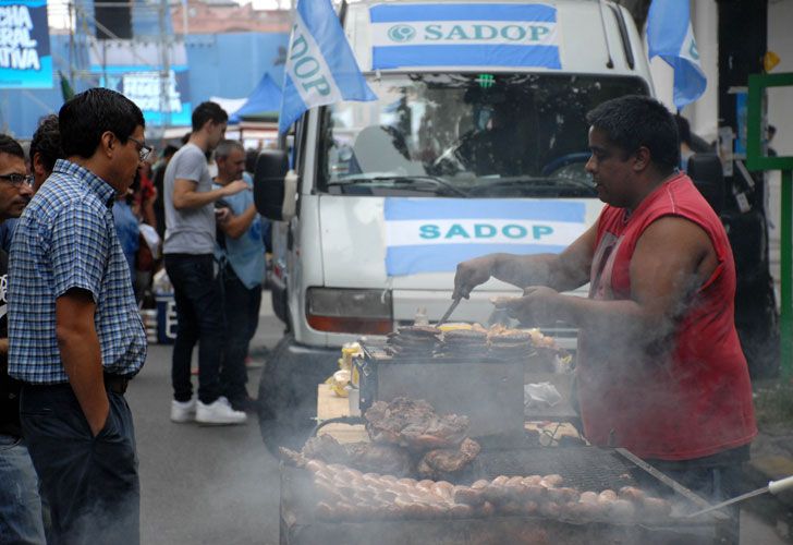 Mensajes para Macri en la marcha docente