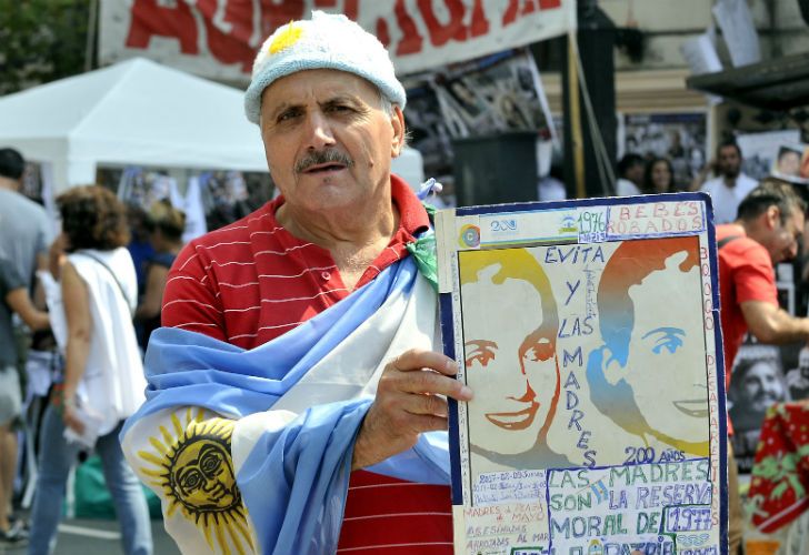 Los concurrentes al acto del día de la Memoria cargaron contra Macri y su Gobierno. 