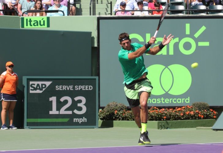 Susana Giménez alentó a Del Potro en Miami