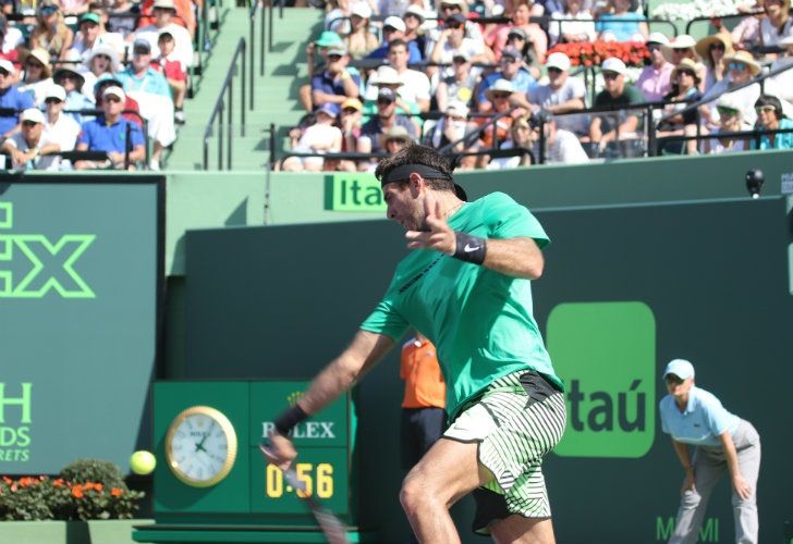 Susana Giménez alentó a Del Potro en Miami