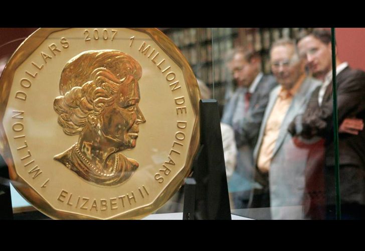 Roban moneda de oro en museo de Berlín