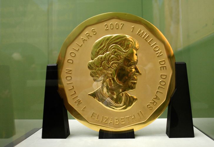 Roban moneda de oro en el museo en Berlín