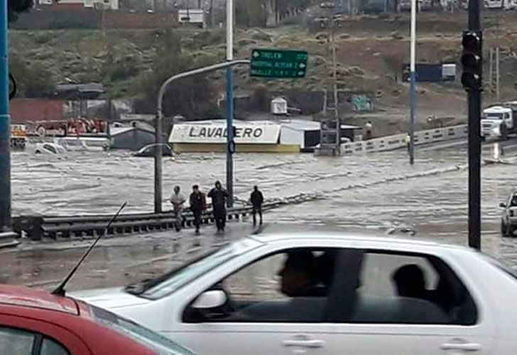 Inundación en Comodoro Rivadavia