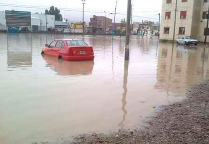 Inundación en Comodoro Rivadavia