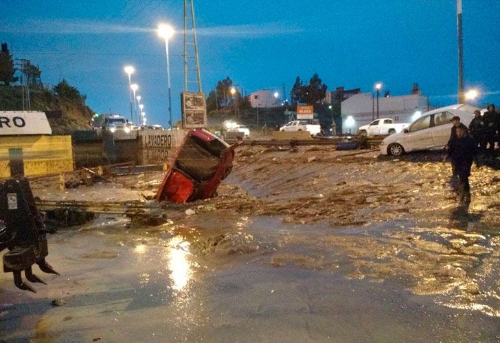 Inundación en Comodoro Rivadavia