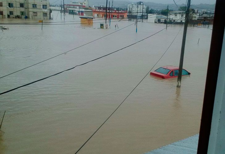 Inundación en Comodoro Rivadavia