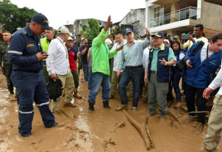 Un alud dejó más de 110 muertos en Colombia.