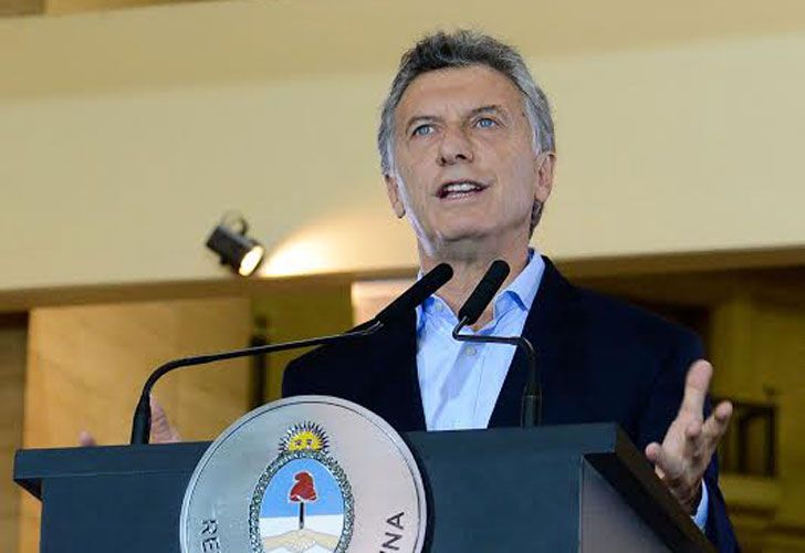 Atril. El Presidente, ayer, al anunciar las nuevas líneas de créditos hipotecarios.