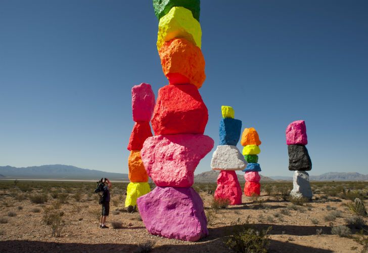 Las Vegas: muestra de arte chino con flores en Bellagio