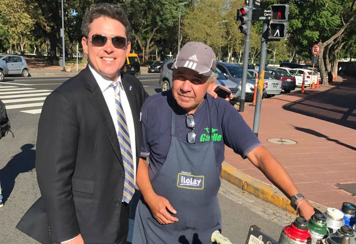 Noah Mamet volvió a la Argentina.