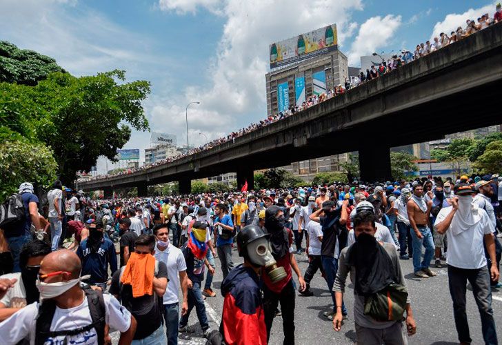 Protesta en Venezuela