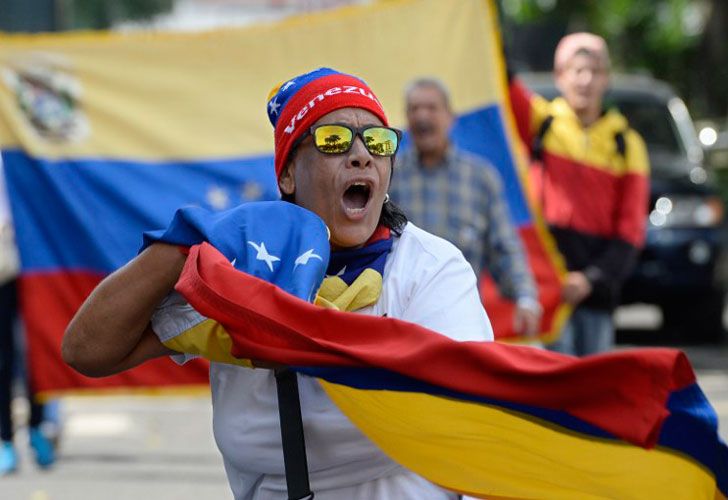 Protesta en Venezuela