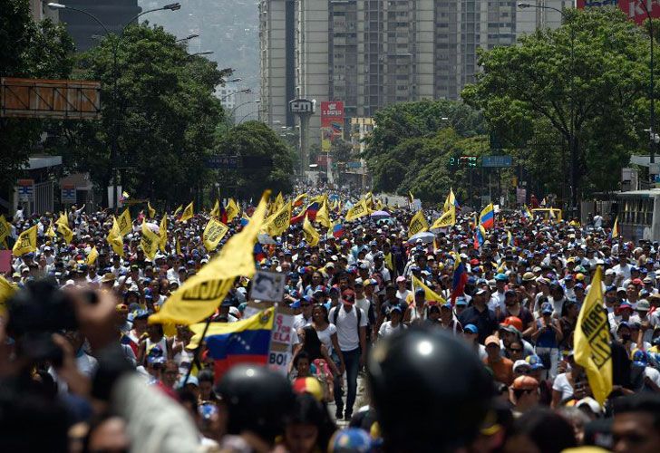 Protesta en Venezuela