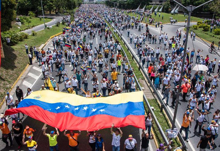 Protesta en Venezuela