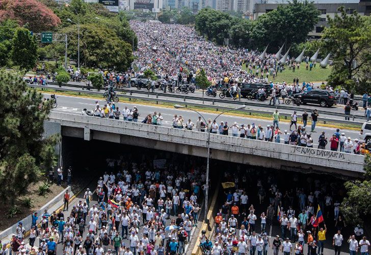 Protesta en Venezuela