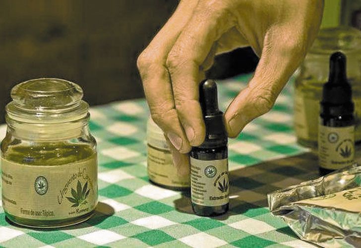 Aceite de cannabis.