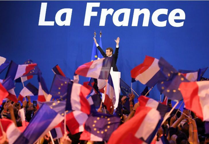 Emmanuel Macron ganaría, según las encuestas. 