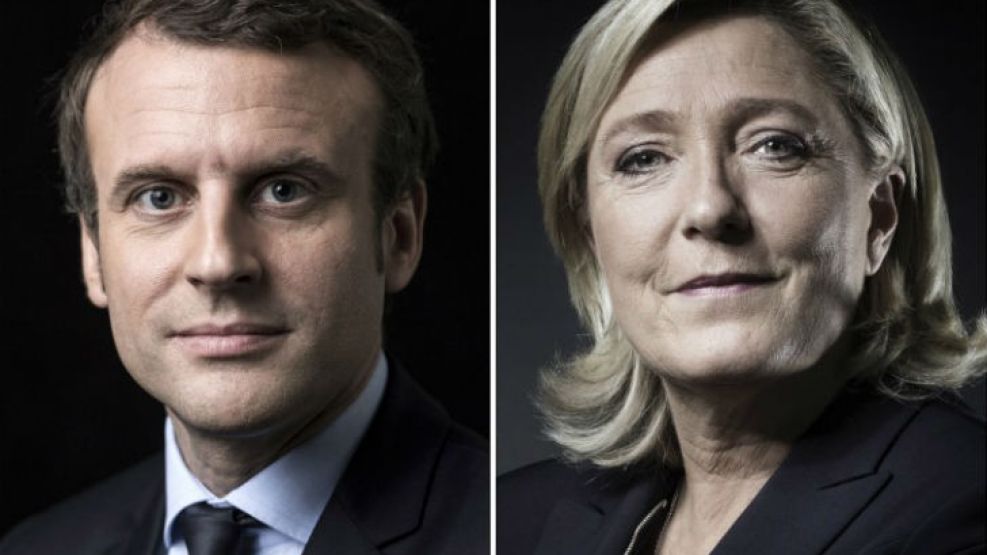 Emmanuel Macron y Marine Le Pen.