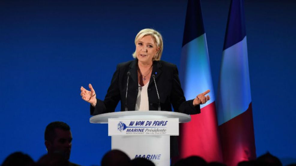 Marine Le Pen irá al balotaje.