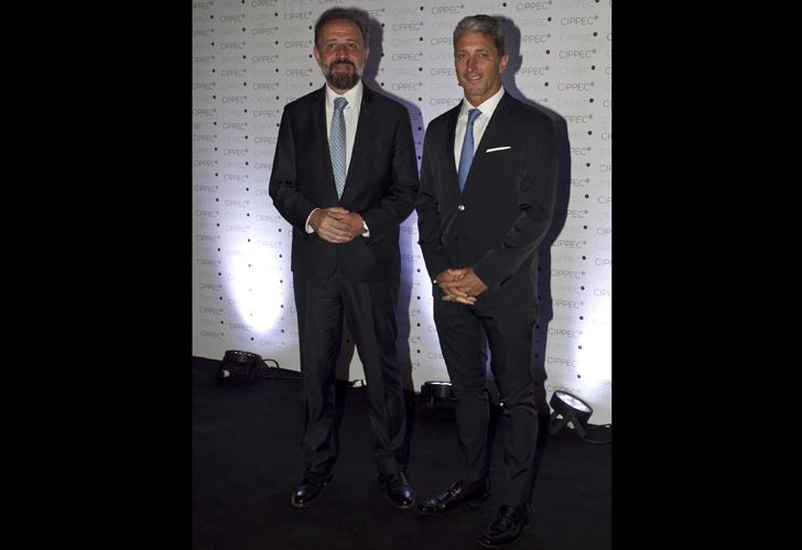 José "Pepé" Scioli junto a Gustavo Marangoni.