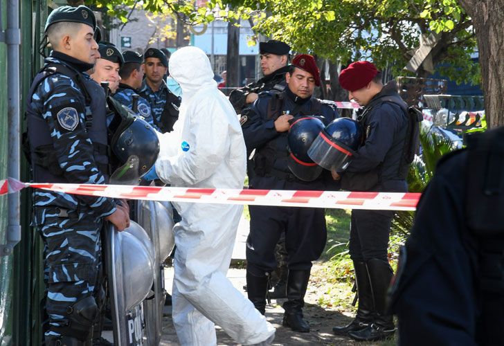 HALLAZGO. El cuerpo de Araceli apareció en una casa de la calle Alfonsina Storni, en la localidad de Loma Hermosa.