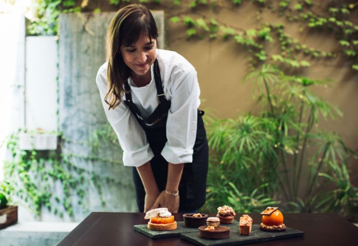 Rocío García Orza pastelera y cocinera dueña del restaurante Oui Oui deliberó como jurado de Nespresso Café Patisserie.