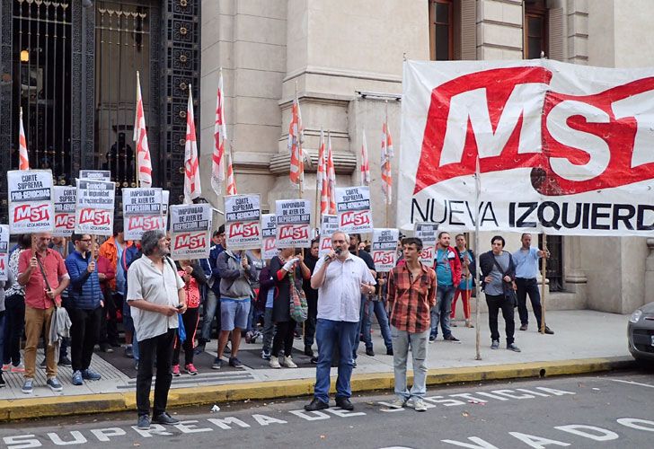 ANTICIPO. Ayer protestó el MST, el jueves 11 habrá una marcha.