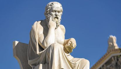 Socrates. Hace 25 siglos propuso construir una mejor civilización dialogando.