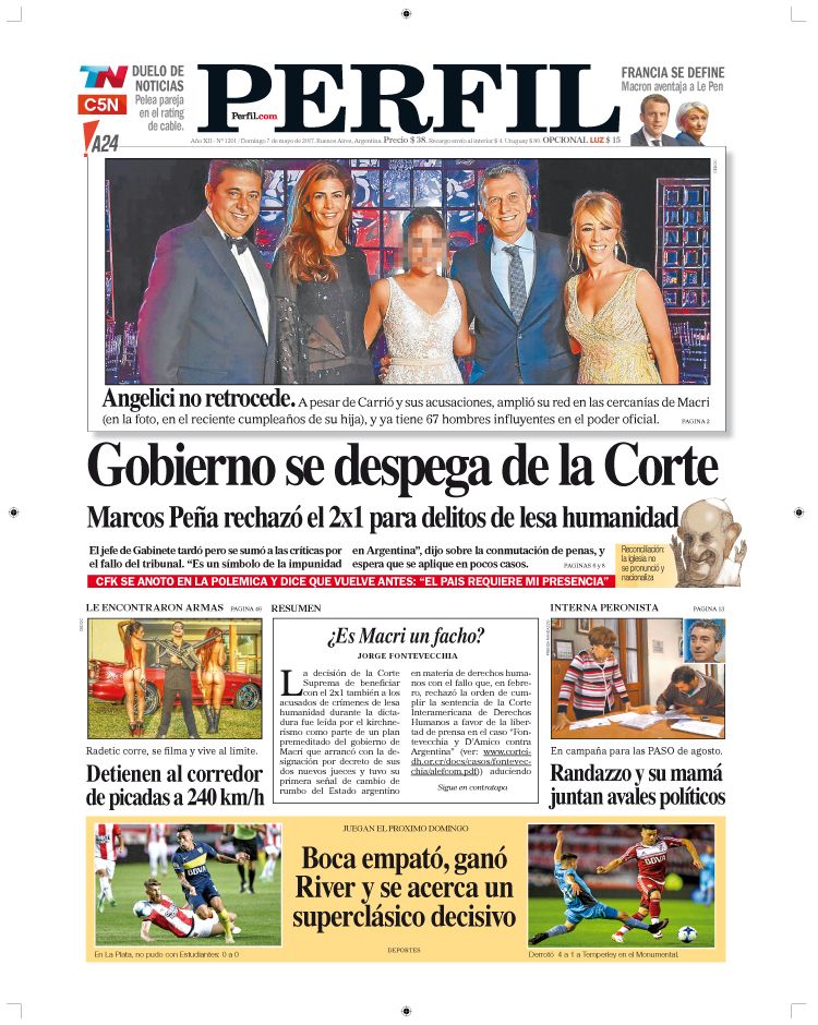 Tapa de domingo 7/5.