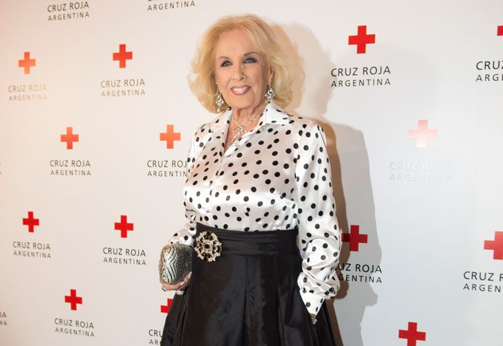 Mirtha Legrand en el festejo por el aniversario de la Cruz Roja