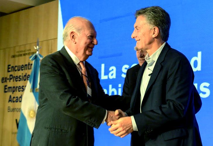 Macri con Fernando Cardoso, ex presidente brasileño.