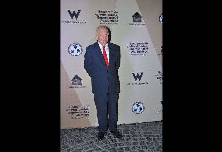 Ricardo Lagos en el cóctel en el Museo de Arte Decorativo que se organizó en el marco de laon XXIII