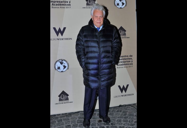 Felipe González en el cóctel en el Museo de Arte Decorativo que se organizó en el marco de laon XXIII