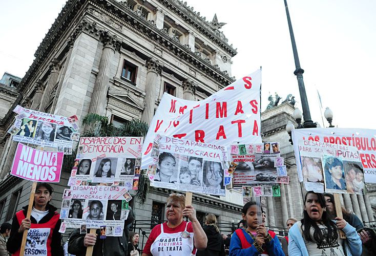 Reclamo. Sólo en el mes de abril, en la Argentina hubo 21 mujeres muertas por violencia de género. 