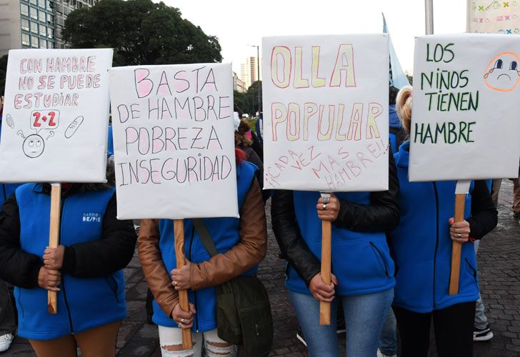 Marcha en el obelisco