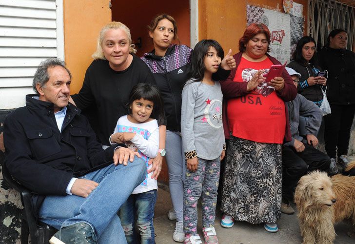 Daniel Scioli en San Martín