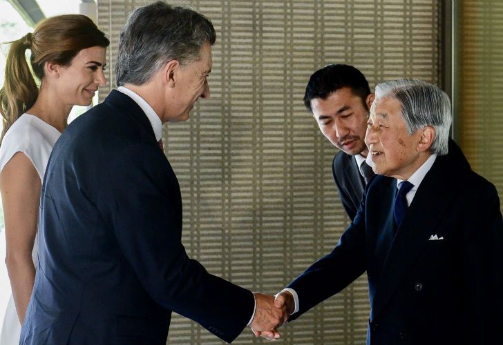 Macri y Awada en su último día en Tokio.