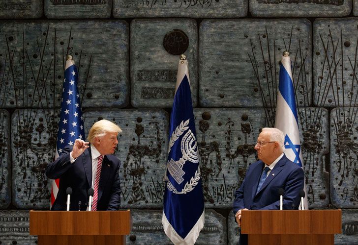 Trump en Israel