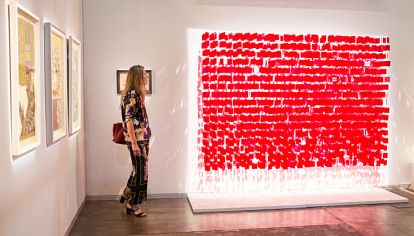 Grandes maestros. Grabados del rosarino Antonio Berni y un móvil de Julio Le Parc.