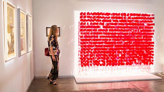 Grandes maestros. Grabados del rosarino Antonio Berni y un móvil de Julio Le Parc.