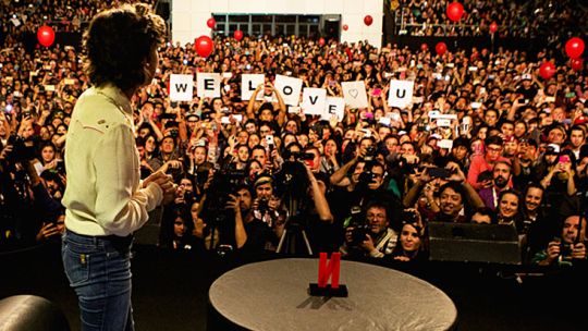 Seguidores. La presentación de Eleven despertó pasiones desatadas en el público.