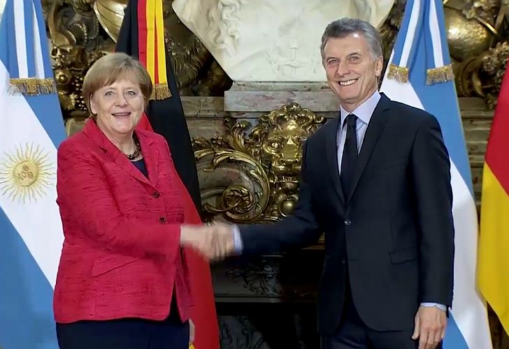 Macri recibió a Merkel