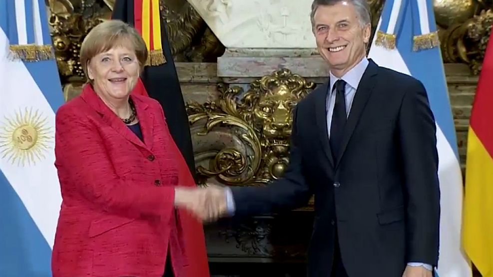 Macri recibió a Merkel
