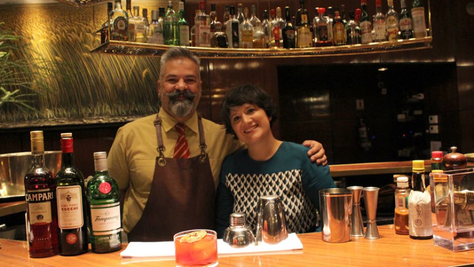 Paulina con Pablo Pignatta