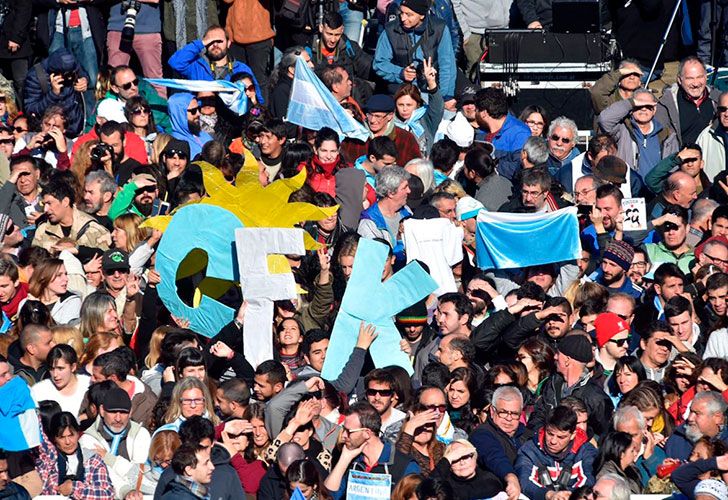 Acto de CFK en el estadio Arsenal