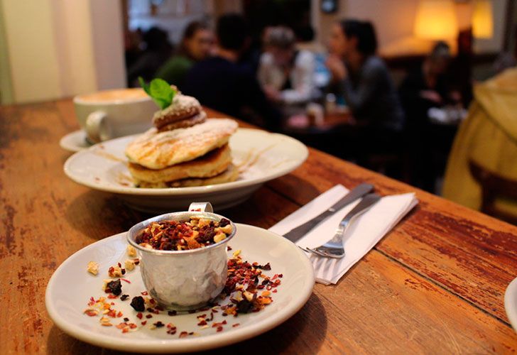 Los pancakes son la opción ideal para un mega desayuno o una merienda power. 