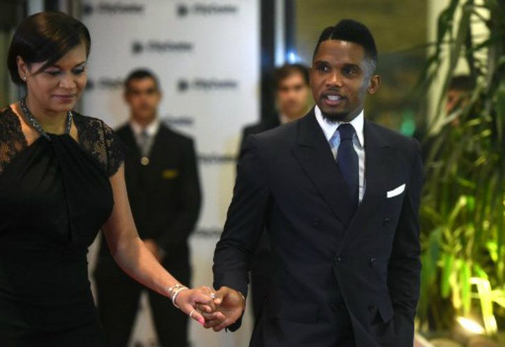 El ex jugador del Barcelona, Samuel Eto'o, dijo presente en la boda.