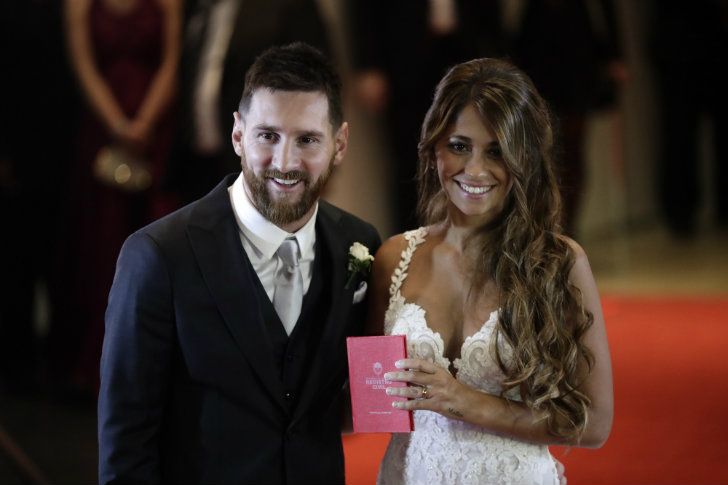 Messi y Antonela, finalmente dieron el sí.