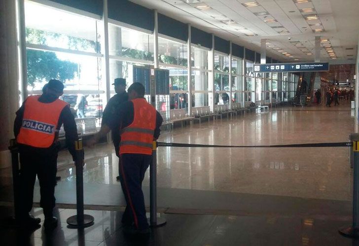 Evacuan el ingreso a Aeroparque en Arribos nacionales por un bolso sospechoso